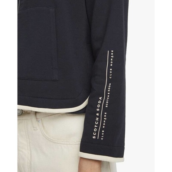 SCOTCH & SODA‎ Zip-Front Hoodies with Typography Women’s Size Medium - Picture 4 of 14